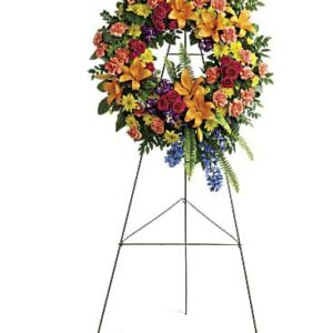Colorful Serenity Wreath